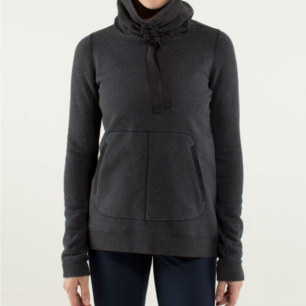 Lululemon Avenue pullover cotton fleece, soft and comfy, kangaroo pouch